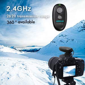 Camera Wireless Shutter Release Remote Control for Sony a7III, a9, a7RIII, a7RII, a7M3,a7M2, a7sII, A6000, HX300, RX100ii, RX100 V(A), RX100 VI, a850, a55, a67, a77, a99; Replace RM-L1AM and RM-SPR1