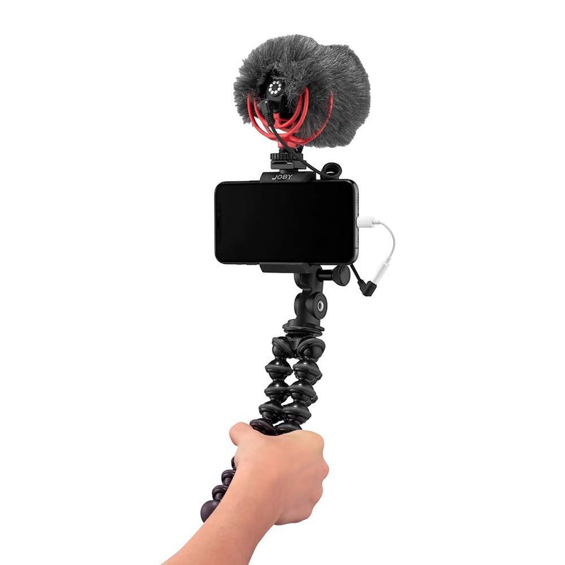 JOBY Wavo Windjammer Gray Wind muff for JOBY Wavo Vlogging Microphone for Wind Noise Reduction for Content Creation Vlogging YouTube IGTV TikTok with Smartphone(JB01685-BWW) Grey Standard