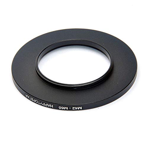 Metal M42 to M65 Male to Female 42mm to 65mm M42-M65 Step-Up Coupling Ring Adapter for Lens Filter