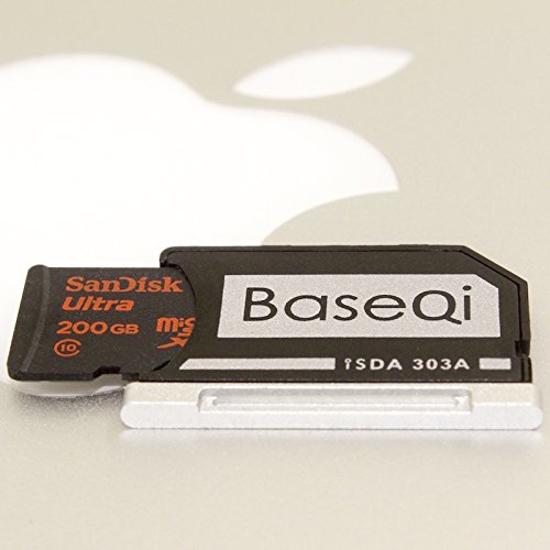 BASEQI Aluminum microSD Adapter for MacBook Pro Retina 13"