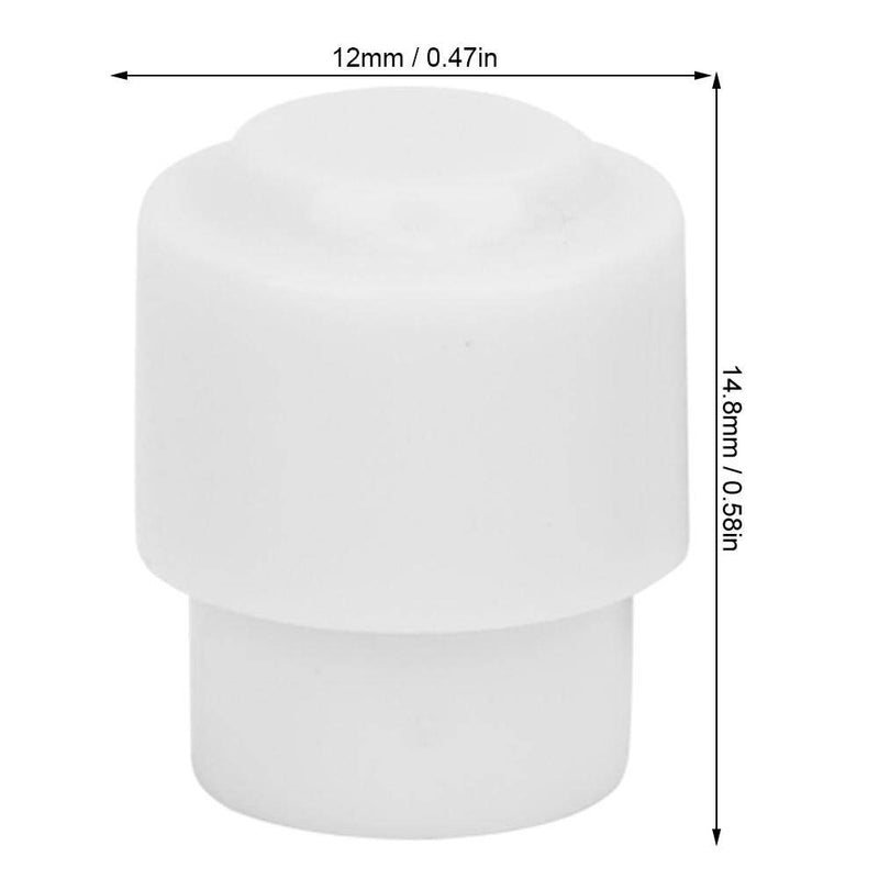 Bnineteenteam 10PCS Electric Guitar Pickup Switch Tip Cap Knob for Telecaster Tele Parts Knob Cap White