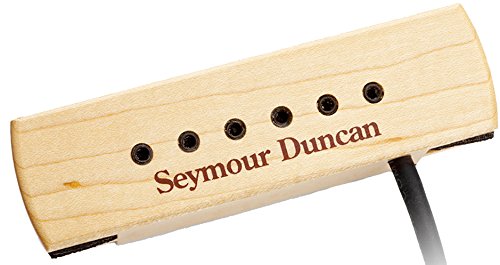 Seymour Duncan SA-3XL Woody XL Soundhole Acoustic Gutiar Pickup Bundle with Fender Picks, True Tune Tuner 11500-32