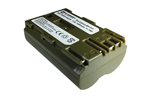 Canon EOS 40D Digital Camera Battery Lithium-Ion (1500 mAh) - Replacement for Canon BP-511 Battery