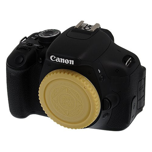 Fotodiox Cap-Body-EOS-Gold Designer Body Cap for All Canon EOS EF & EFS Camera44; Gold