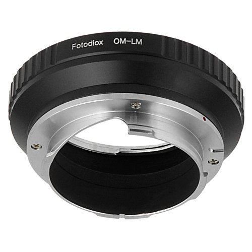 Fotodiox Lens Mount Adapter, Olympus OM Zuiko Lens to Leica M-Series Camera, fits Leica M-Monochrome, M8.2, M9, M9-P, M10 and Ricoh GXR Mount A12