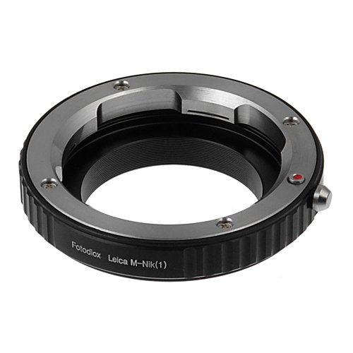 Fotodiox Lens Mount Adapter, Leica M Lens to Nikon 1-Series Mount Mirrorless Camera Body Standard