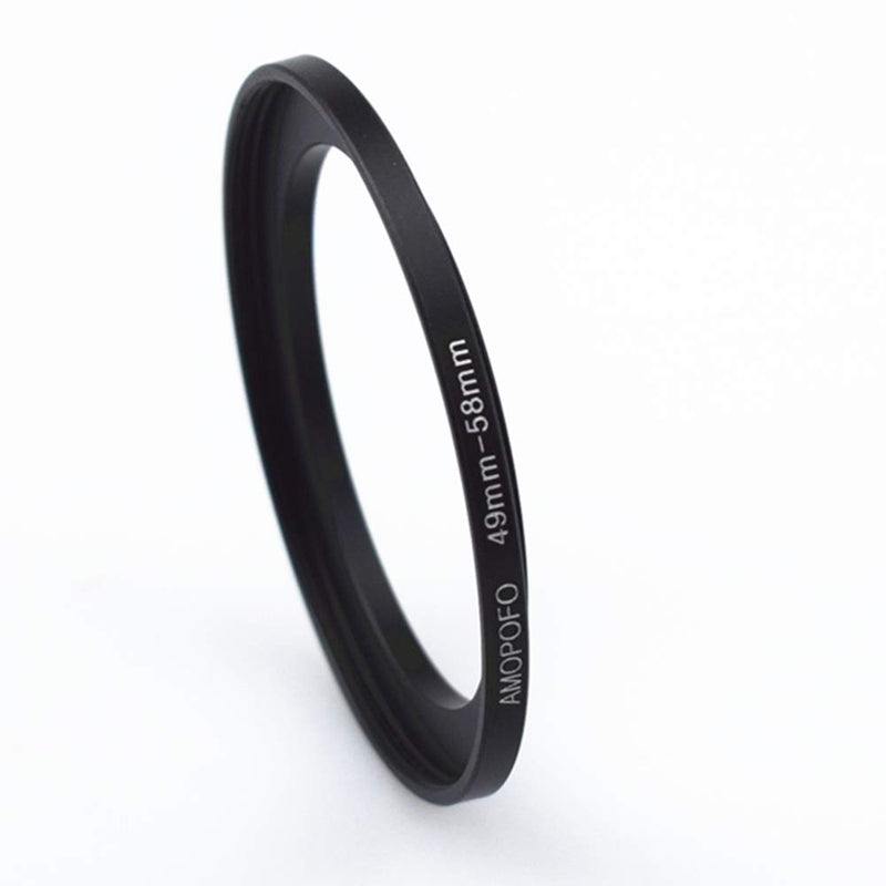 Universal 49-58mm /49mm to 58mm Step Up Ring Filter Adapter for UV,ND,CPL,Metal Step Up Ring Adapter