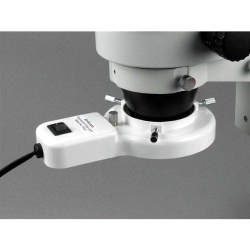 AmScope FRL8-A 8W Stereo Microscope Fluorescent Ring Light + Adapter