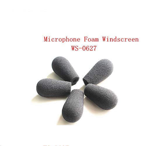 LINHUIPAD Microphone Covers for Airman 850 Aviation Pilot Headsets Mic Windshield Foam Sponge Windscreen Pack of 10 x