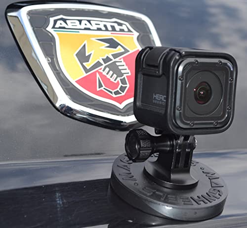 MagWheels Magnetic Camera Mount w/Non-Slip Anti-Scratch Rubber Coating for All GoPro Cameras