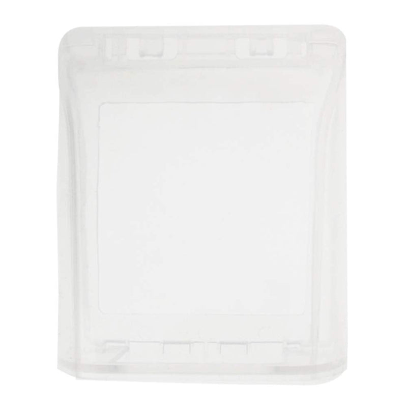 Fielect 2Pcs Weatherproof in Use Outlet Cover Plug Receptacle Protector for Retrofit Siding Construction Transparent 86 Type 98x125x75mm