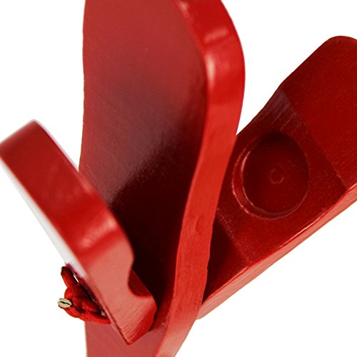 A-Star AP4321 Wooden Red Castanet Clapper Educational School Percussion