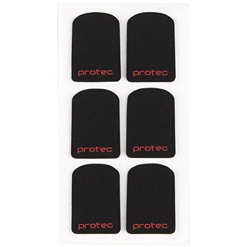 Protec Woodwind Mouthpiece Cushions, 6-Pack, Size Small, Thick (.8mm), Black, Model MCS8B Smaller Cushion Thick (.8mm)