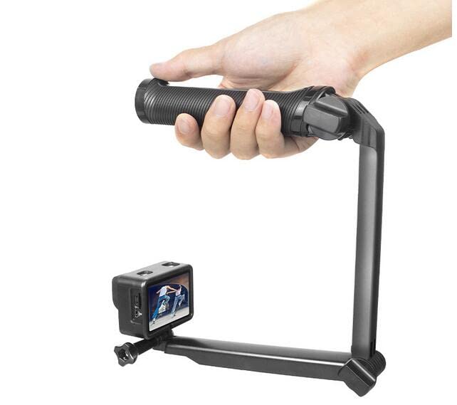 CoyKtonty 3 Way Grip Waterproof Monopod Selfie Stick Tripod Stand for GoPro Hero 11 10 9 8 7 6 5 4 /Insta360 ONE RS/ONE R