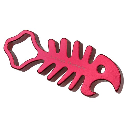 Fotodiox Pro GoTough Sharkbite - Red Aluminum Metal GoTough Wrench for Tightening GoPro Mounting Points