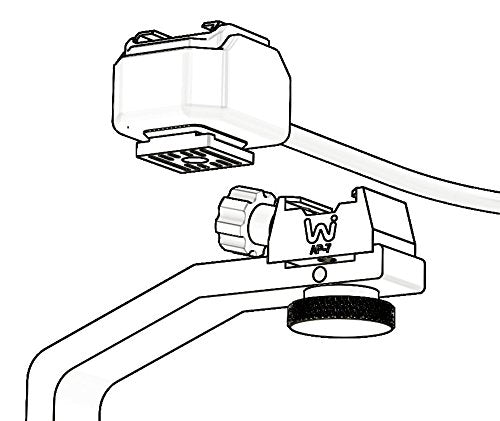 Wimberley AP-7 Universal Cold Shoe Mount Adapter with Anti-Rotation for Flashes, LED Lights, Monitors and Other Accessories - 1/4-20 - Made in USA