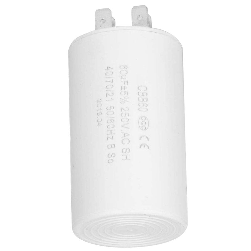 AC 250V 60uF 50/60HZ Cylinder Shaped Run Round Capacitor CBB60 for Motor Cool/Heat Pump Washing Machine,ac Capacitors
