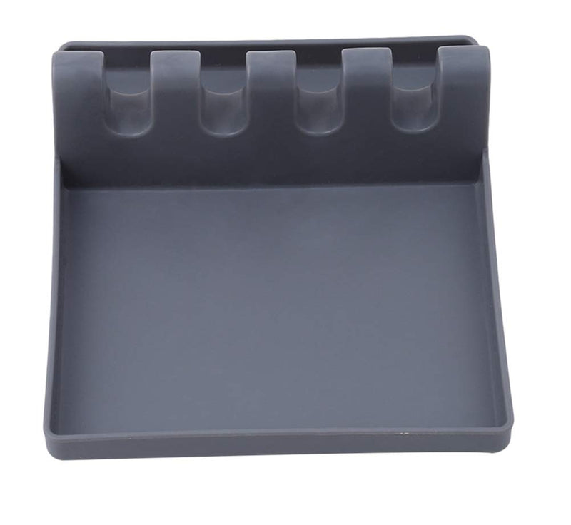 Tomorrow's Kitchen Silicone Utensil Rest, Grey (46703606) standard Gray