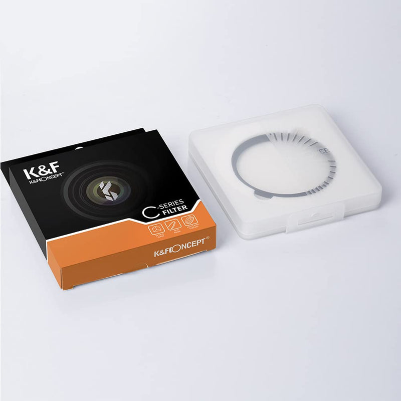 K&F Concept 58mm MC UV Filter, Super Slim/High Transmittance/Anti-Reflective, for Camera Lens + Cleaning Cloth