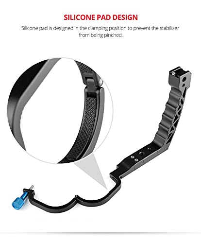 Aluminum Alloy Handy Sling Hand Grip Handle for Ronin S SC Gimbal Neck Ring Mounting Handheld Camera Stabilizer Accessories Extension Connect LED Light Monitor Microphone (for Ronin SC) For Ronin SC