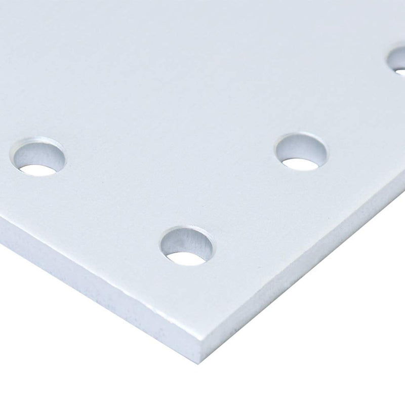 KOOTANS 4pcs 5 Hole 2020 Series L Shape Joining Plate Bracket Outside Right Angle Joint Board Connection Plate Corner Bracket for Standard 6mm T Slot Aluminum Extrusion Profile 3D Printer Frame 4pcs 2020
