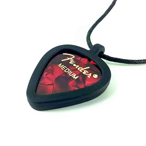 Pickbandz Necklace Silicone Guitar Pick Holder in Epic Black - Fits All - A Perfect Gift - Fully Guaranteed - Rock What You Love With Pickbandz