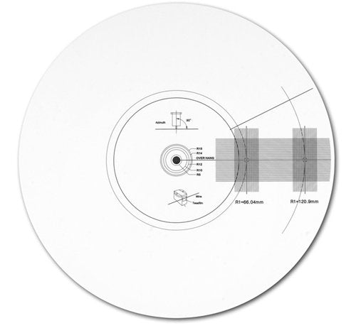 [AUSTRALIA] - Acrylic Turntable Mat Cartridge Alignment Protractor Strobe Disc Stroboscope 