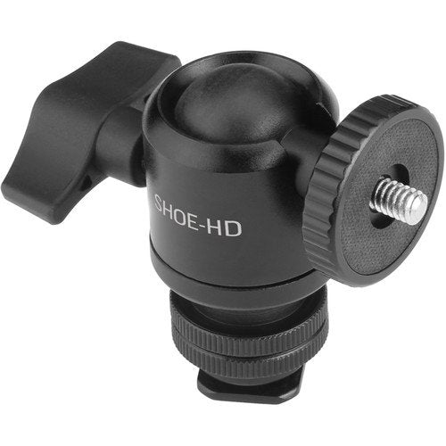 Elvid Heavy Duty Camera Shoe Mount Adapter with Ball Head for Monitors