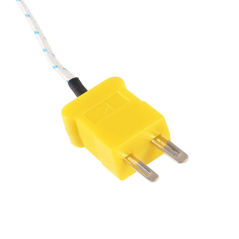 UMLIFE 3M K Type Mini-Connector Thermocouple Temperature Probe Sensor Measure Range -50~700°C,Compatible with TM902C/ TES1310 (6 Pieces)