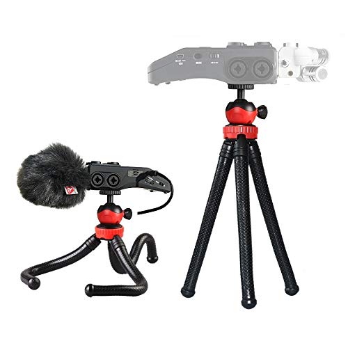 12'' Flexible Tripod Stand for Zoom Recorder H6 H5 H4n H2n H1n - Acetaken