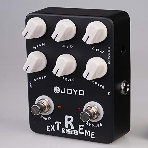 [AUSTRALIA] - JOYO JF-17 Extreme Metal Pedal Effect Distortion Pedal with 3-Band EQ and Low & High-gain Pedal for Electric Guitar True Bypass 