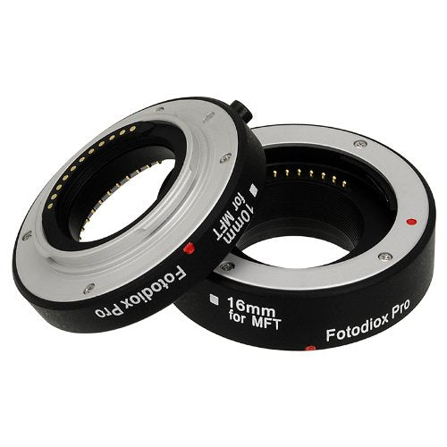 Fotodiox Pro Automatic Macro Extension Tube Kit for Micro Four Thirds (Micro-4/3, MFT) Camera
