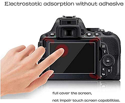 [ 2 packs ] Z50 Tempered Glass Screen Protectors for Nikon z50 z 50 Mirrorless Digital Camera, PCTC 0.3mm 9H Hardness Ultra Clear Tempered Glass Screen Guard Full Coverage Edge to Edge