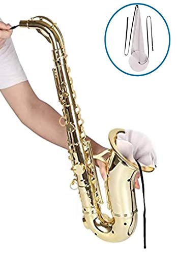 Q QINGGE oboe cleaning cloth, Saxophone Wipes durable saxophone inner tube cleaning cloth, flute oboe clarinet saxophone inner tube care cleaning tool accessories