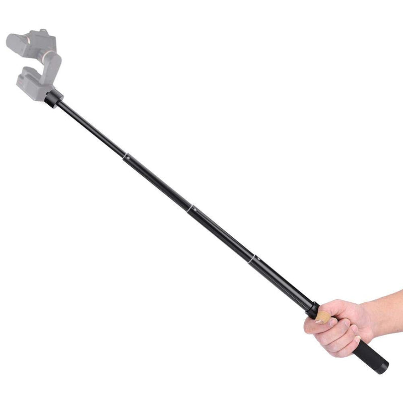 Dpofirs Extension Rod,Aluminum Alloy Gimbal Selfie Stick Extension Rod 1/4'' Screw Extender Pole,Extension Tube,Tripod Aluminum Alloy Telescopic Selfie Stick with Extension Rod Extendable