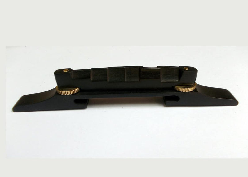MUSICAL STRING Guitar Bridge Ebony Archtop with Golden Hardware Best Quality 6 string