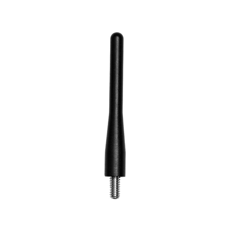 Black 3.6" Aluminum Short Direct Replacement Screw Thread Performance Antenna Mast Whip fits Ford 1995-2010 Ford Explore, 1994-2009 Ford Mustang