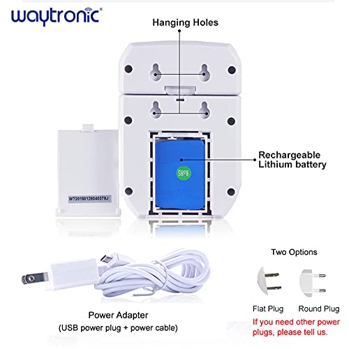 Waytronic PIR Infrared Motion Sensor Activated Sound Player Loudspeaker with Recordable Audio Alarm Motion Detector for Door Greeter Welcome Guests Entry Alert And Sales Advertising