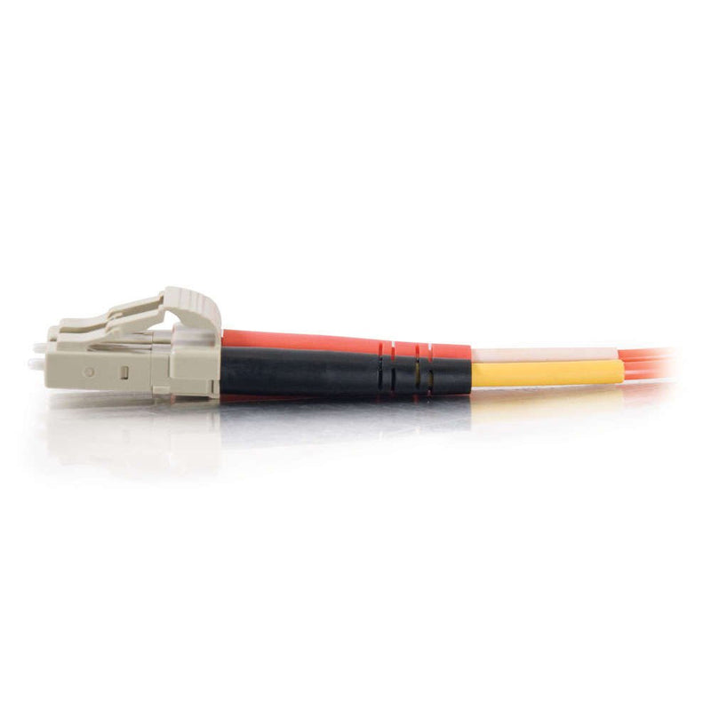 C2G 33173 OM1 Fiber Optic Cable - LC-LC 62.5/125 Duplex Multimode PVC Fiber Cable, Orange (6.6 Feet, 2 Meters) 2 Meter