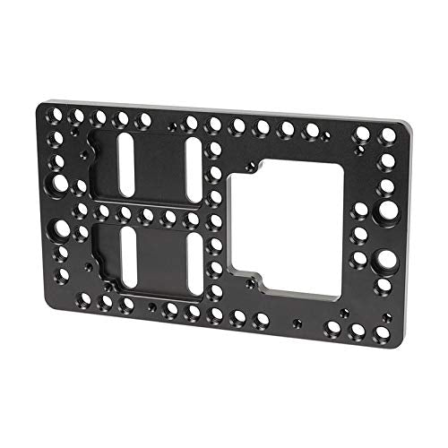 CAMVATE Aluminum Cheese Plate Battery Backboard Compatible with IDX P-V2 Quick Release V Mount Camera Plate - 2675