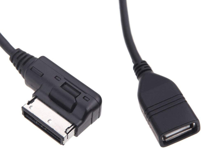 Car Music Interface MDI MMI MP3 USB Flash Drive AUX Adapter Cable Cord Compatible for Mercedes Benz CLS E SL CLA S Class