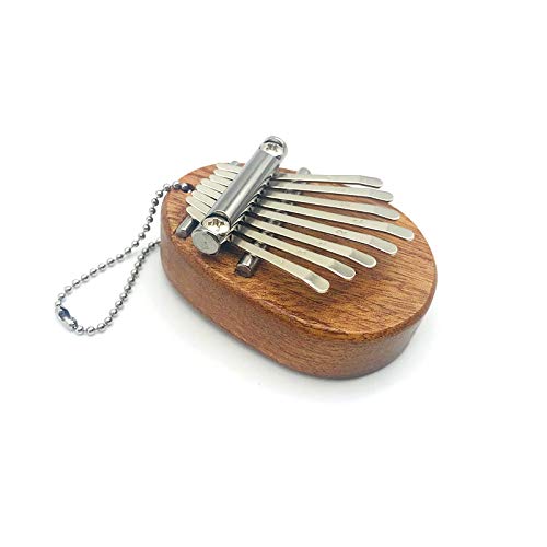 Deoukana 8 Key Mini Kalimba exquisite Finger Thumb Piano Marimba Musical good accessory Pendant Gift pink