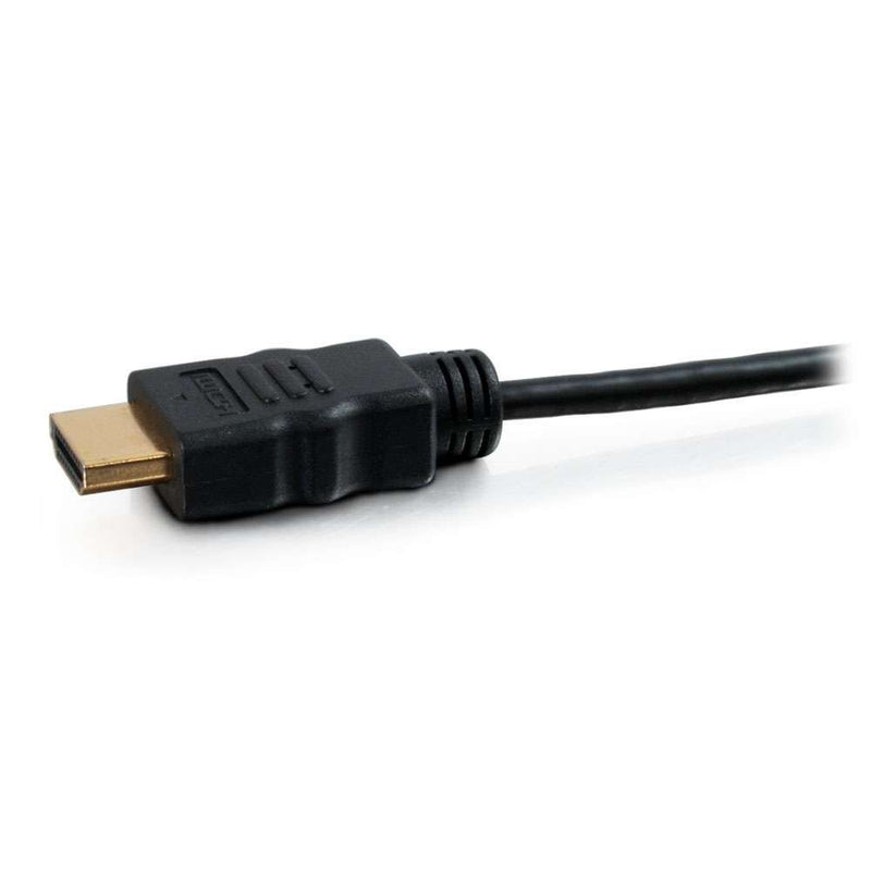 C2G Micro HDMI to HDMI, 4K, High Speed HDMI Cable, Ethernet, 60Hz, 6 Feet (1.82 Meters), Black, Cables to Go 50615