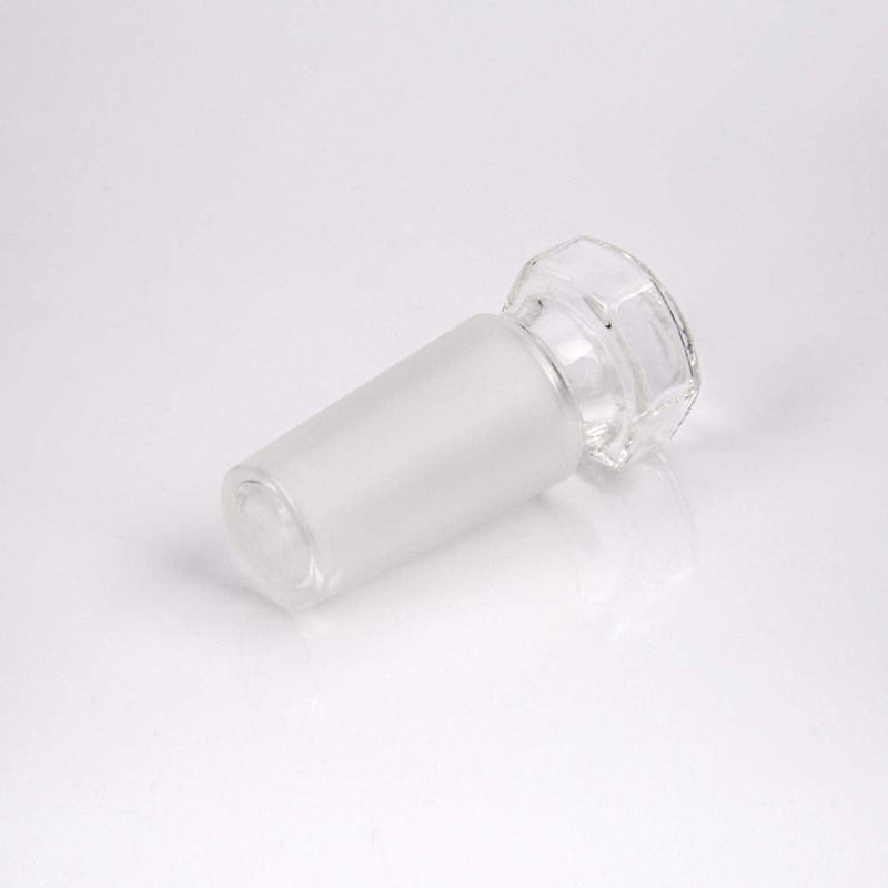 stonylab Glass Hex Head Hollow Glass Stopper, Hexagonal Head Glass Hollow Stopper for 24/40 Outer Joint Glass with Closed Bottom (5 Packs) 24/40 Joint