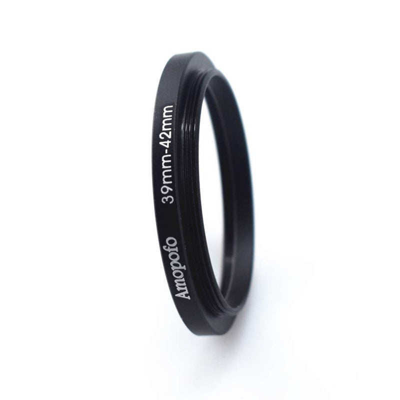 39mm to 42mm Camera Filters Ring Compatible All 39mm Camera Lenses or 42mm UV CPL Filter Accessory,39-42mm Camera Step-Up Ring 39 to 42mm Step Up Ring Adapter