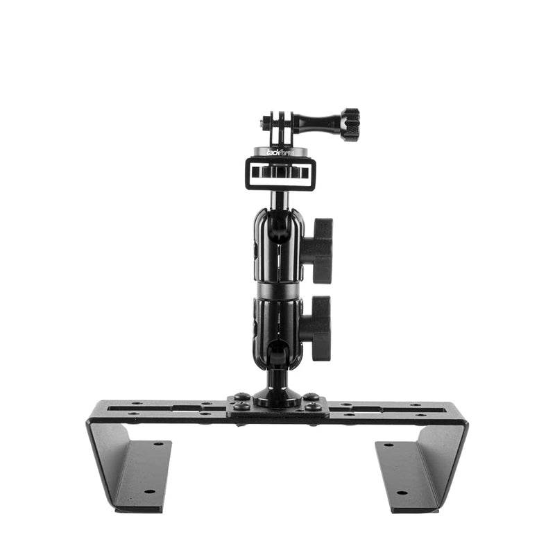 TACKFORM Action Camera Mount Compatible with GoPro with 3.5" Arm and AMPS Mounting Base | 20mm Ball and Socket Joints