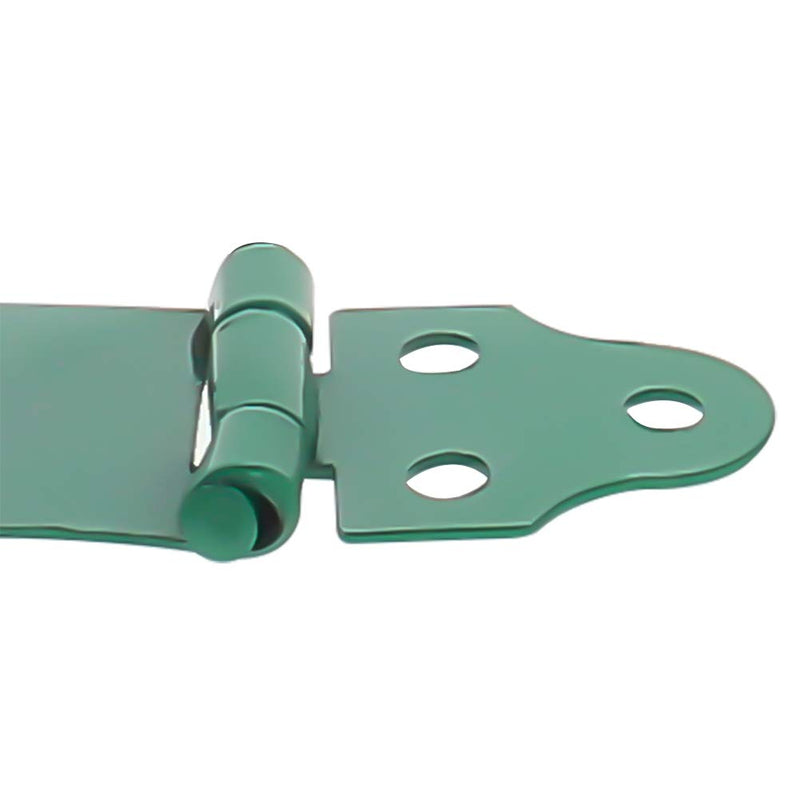 MroMax Padlock Locking Hasp Staple Iron Safety Door Clasp Gate Lock Latch Door Cabinet Swivel Clasp Latch Green 1Pcs