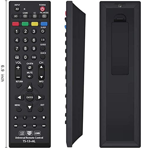 Universal CT-RC1US-19 Remote Control for All Toshiba Fire TV Edition, Smart TV, LED/LCD TV and Toshiba fire tv with Learning Function - 1 Year Warranty