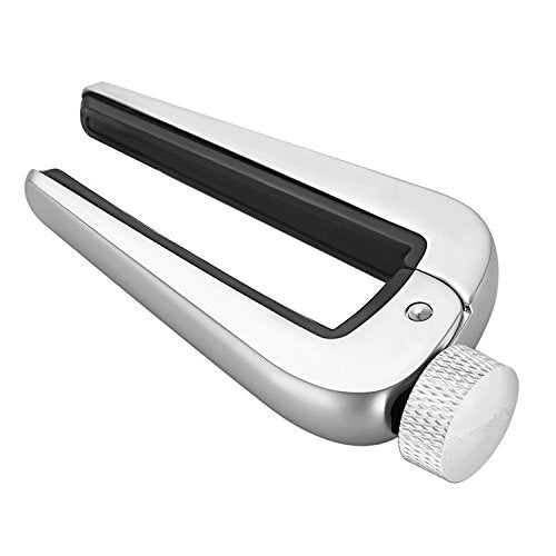 [AUSTRALIA] - WINGO Universal Guitar Capo Pro-Perfect Tension Capotraste Fits all types Guitar,Silver 