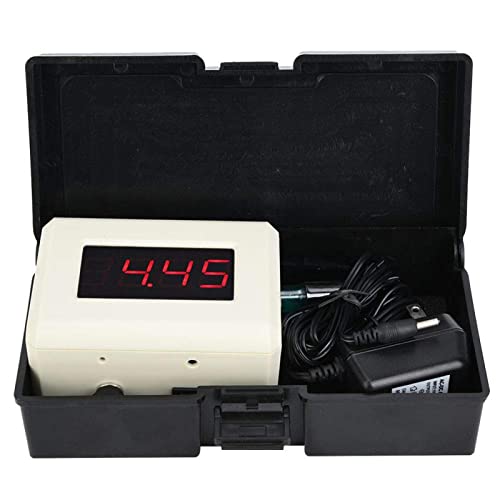 Digital PH Meter 0.00-14.00PH PH-025M Online PH Meter Water Quality Monitor Instantly Digital Display 24 Hours Continuously Work Resolution 0.01PH with Electrode Probe BNC US 110V